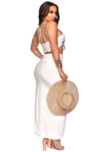 Load image into Gallery viewer, Cabo Ready Maxi Skirt Set - Ivory
