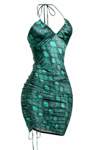 Load image into Gallery viewer, Zero Competition Halter Dress - Hunter Green
